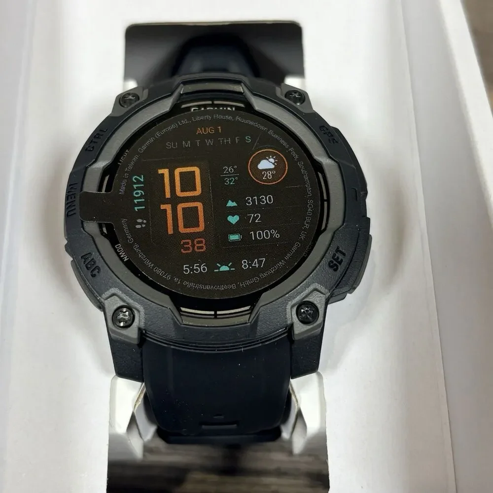 Garmin Instinct 3 45MM Rugged GPS Smartwatch AMOLED **BRAND NEW**